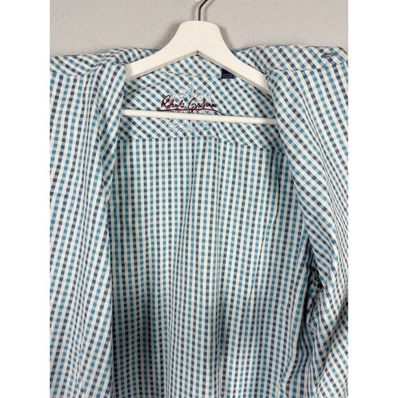 Robert Graham Plaid Button Down Embroidered Shirt - Picture 7 of 15